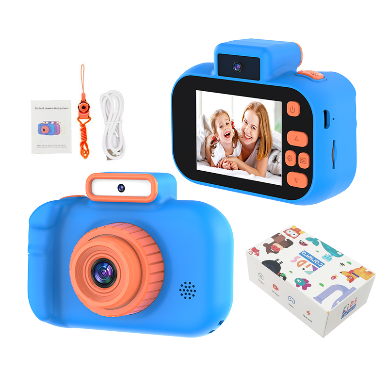 Cartoon Cute Kids Digital Camera Dual Camera 1080P HD Video Record for Puzzle Children's Toy Birthday Gift Kid Camera