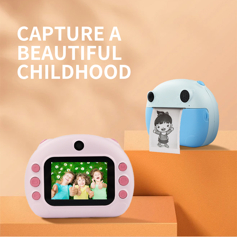 New Educational Toy Smart Children's Camera Photo Thermal Print Camera Hd Digital Video Camera Birthday Gift - Image 5