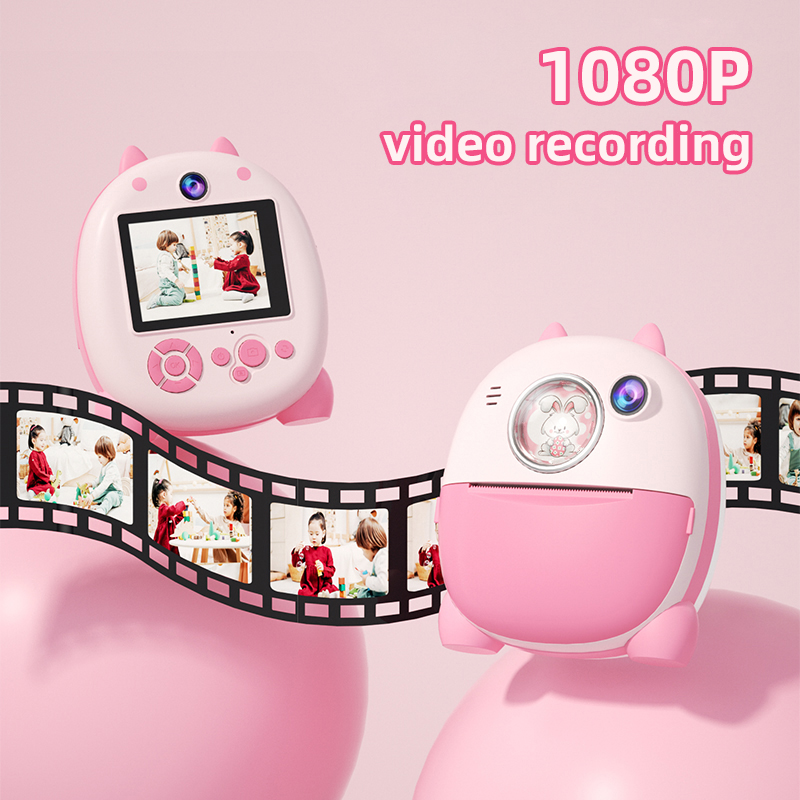 Instant Print Camera for Kids HD Digital Video Cameras for Toddler Portable Toy Christmas Birthday Gifts - Image 4
