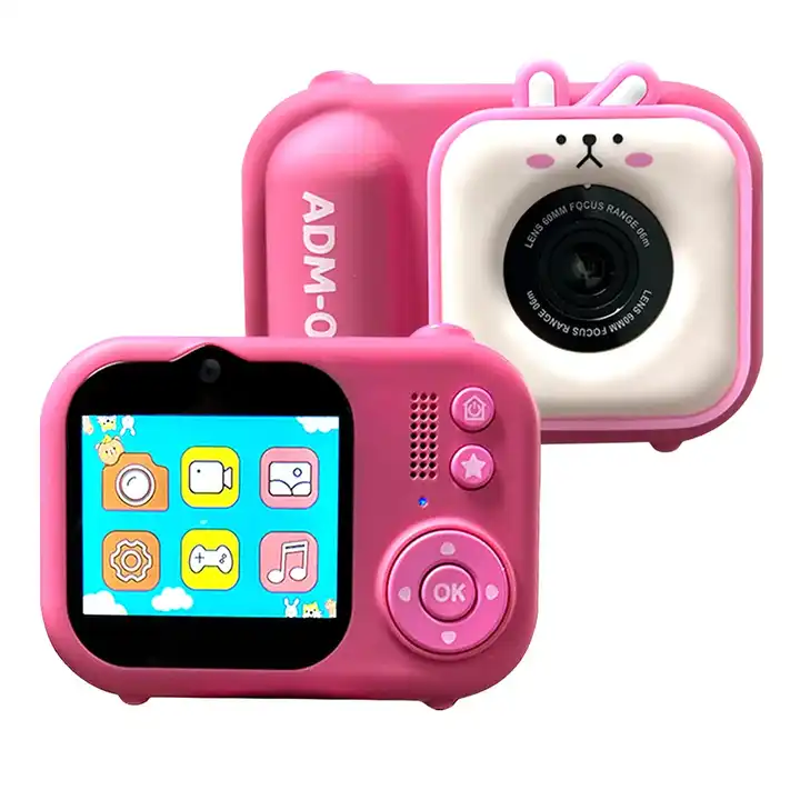 2.4 Inhces IPS 600mAh Large Battery Rechargeable Type-C Toy Gift Kid Gift Video Micro Mini Digital Camera