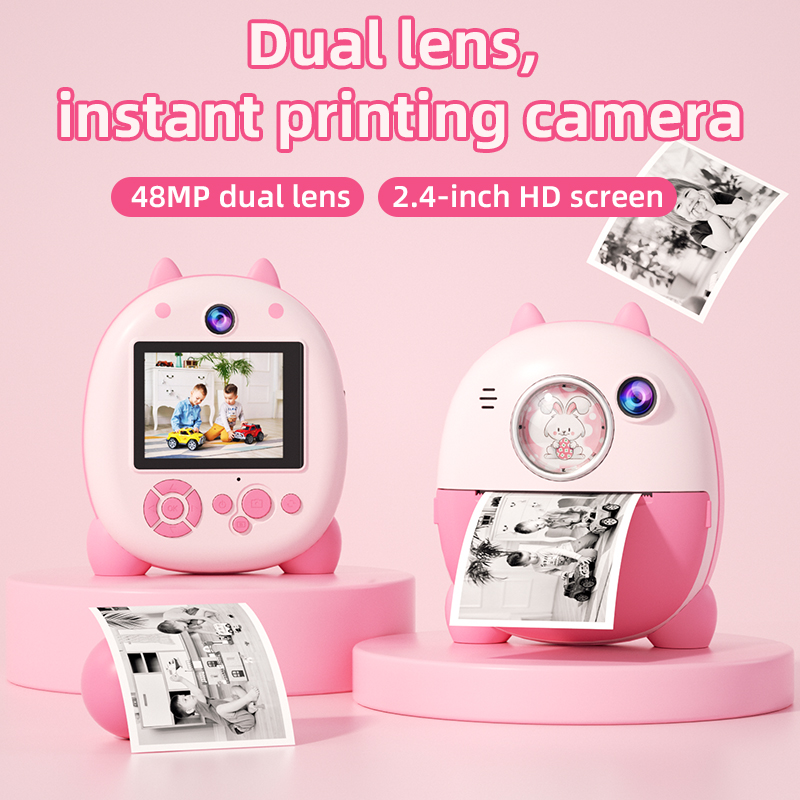 Instant Print Camera for Kids HD Digital Video Cameras for Toddler Portable Toy Christmas Birthday Gifts - Image 8