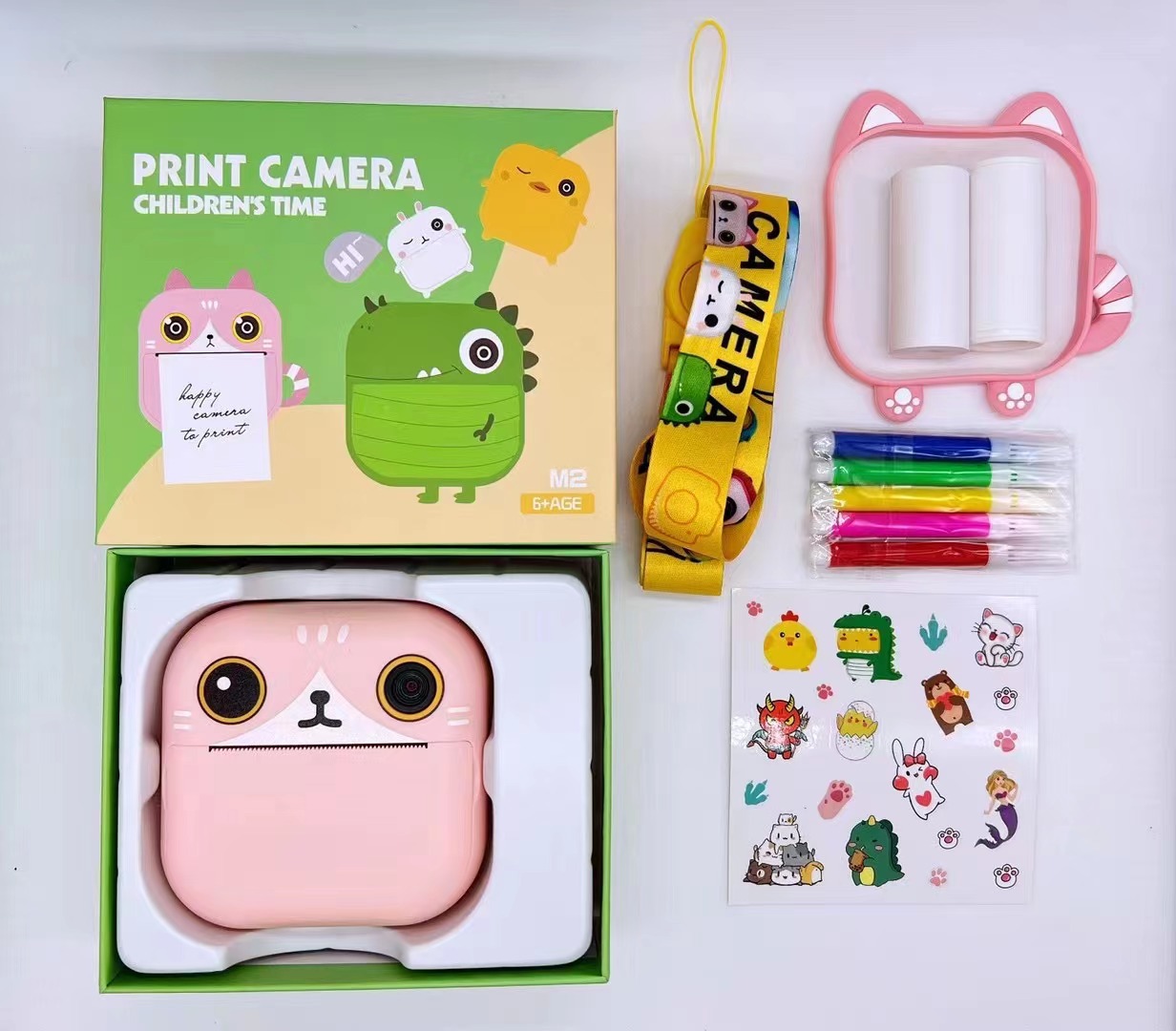 Instant Print Camera Kids Video Photography Digital Photo Camera Toys Mini Thermal Printer - Image 2