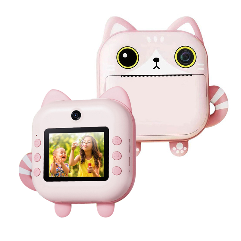 Instant Print Camera Kids Video Photography Digital Photo Camera Toys Mini Thermal Printer